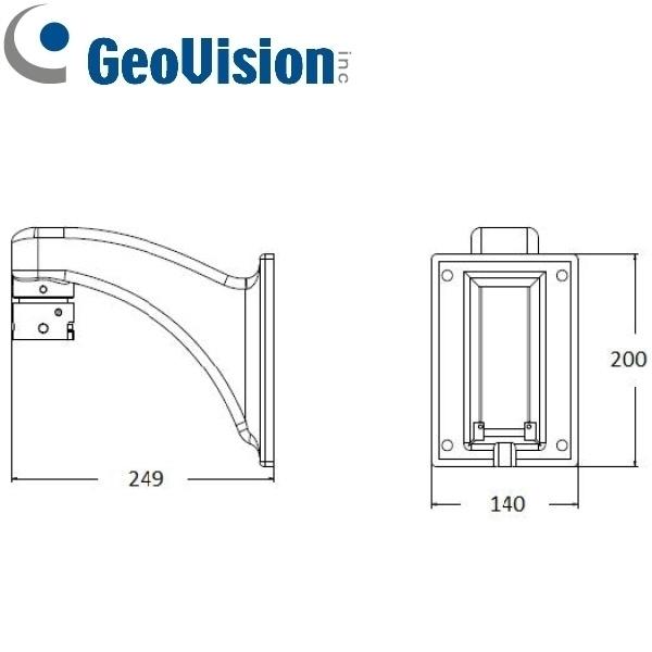 Soporte de pared GeoVision GV-MOUNT210