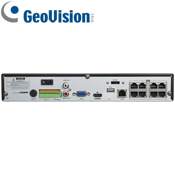 Grabador NVR GeoVision GV-RNVRL810-P de 8 canales