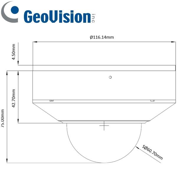 GeoVision GV-PTZ4810 4MP AI Mini PTZ-camera