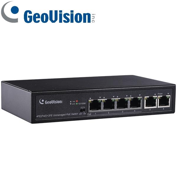 Switch PoE GeoVision GV-APOE0400