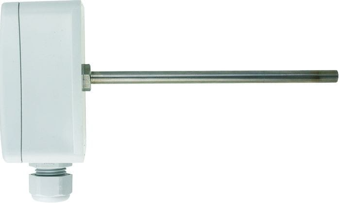 COMET P0122 – Transmisor de 4-20 mA con sonda para conductos de 120 mm para medición de temperatura de -30 a +80 °C