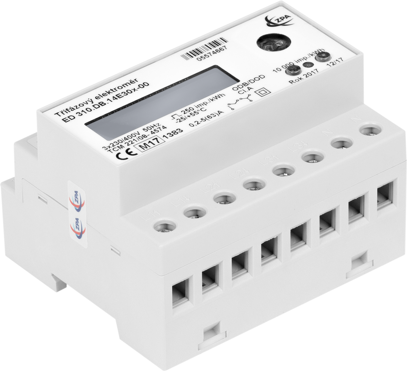Meter 3f ED 310.DB HWG – Three-phase meter with display