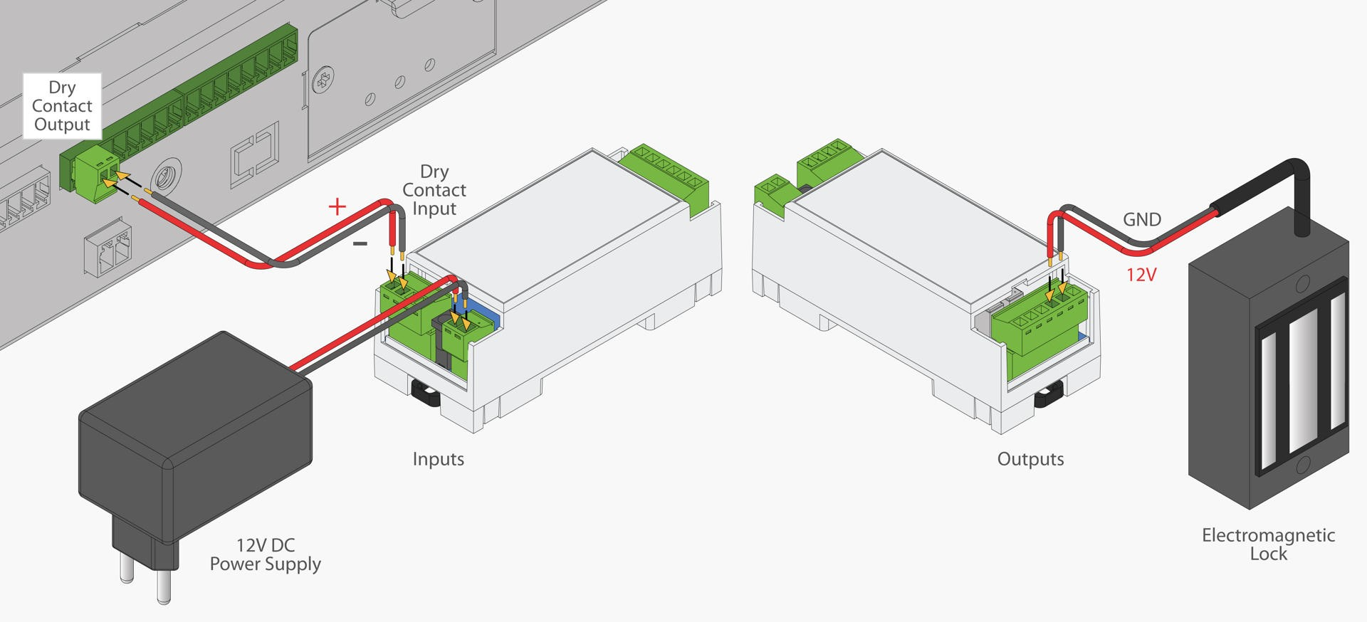 Module d'extension à double relais de commutation 12 V