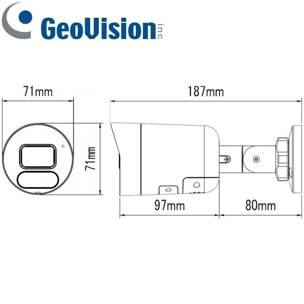 Caméra IP GeoVision GV-TBL8804 8 MP