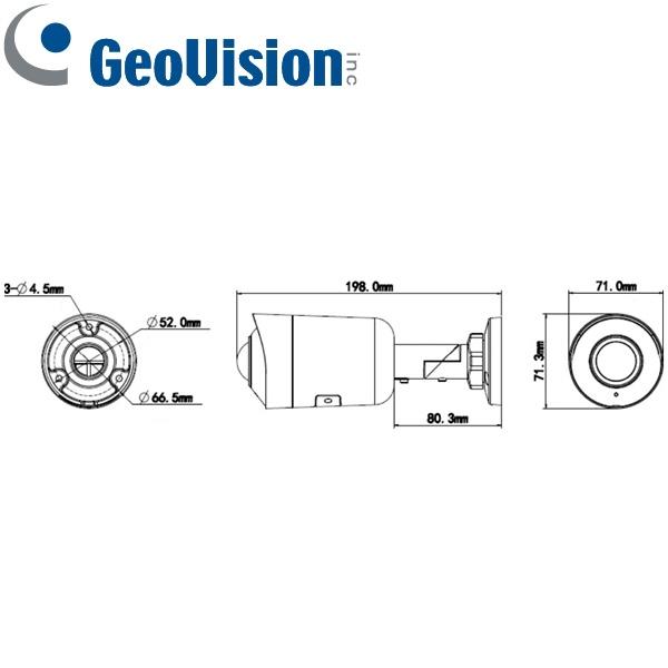 Cámara IP panorámica GeoVision GV-TBLP8800 de 8 MP