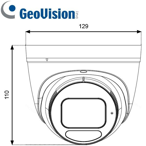 Cámara IP GeoVision GV-EBD4813 de 4 MP