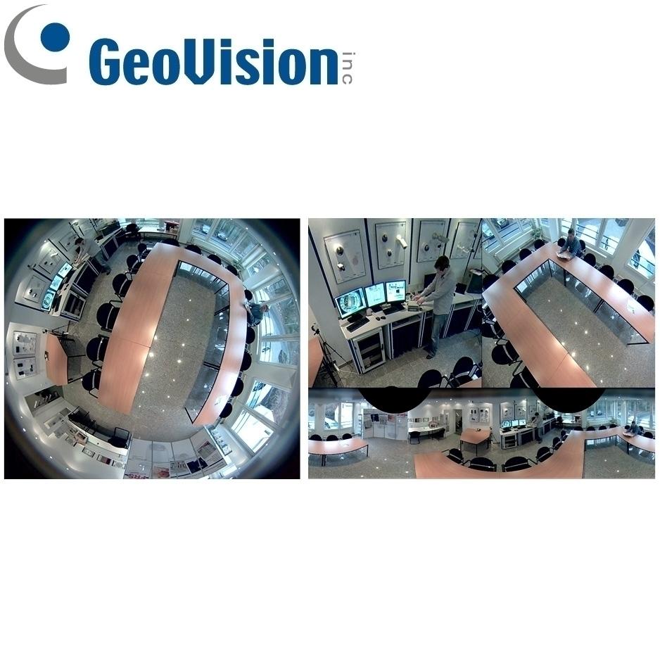 Cámara IP GeoVision GV-GFER6900 de 6 MP con ojo de pez e IA