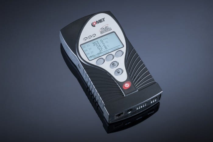 Registrador de datos Ethernet Comet M1300 con 4 entradas universales