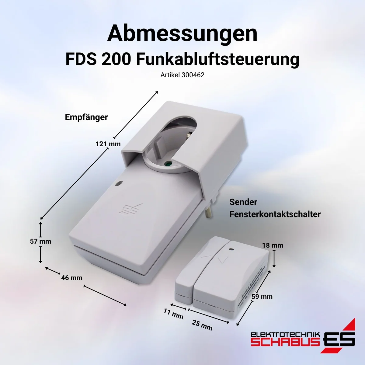 Système de commande sans fil pour hotte aspirante FDS 200