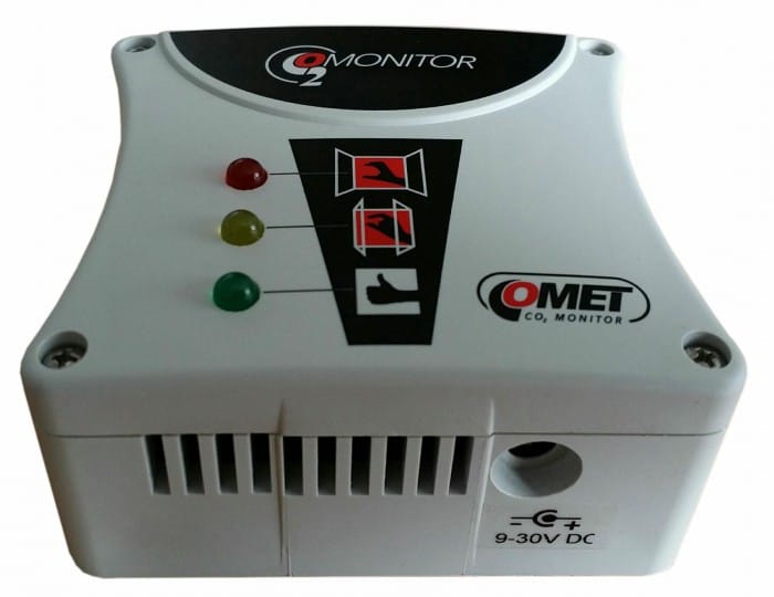 Monitor de CO2 Comet T5000 con indicador LED