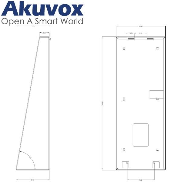 Kit de montaje en pared AV-X915 (en ángulo)