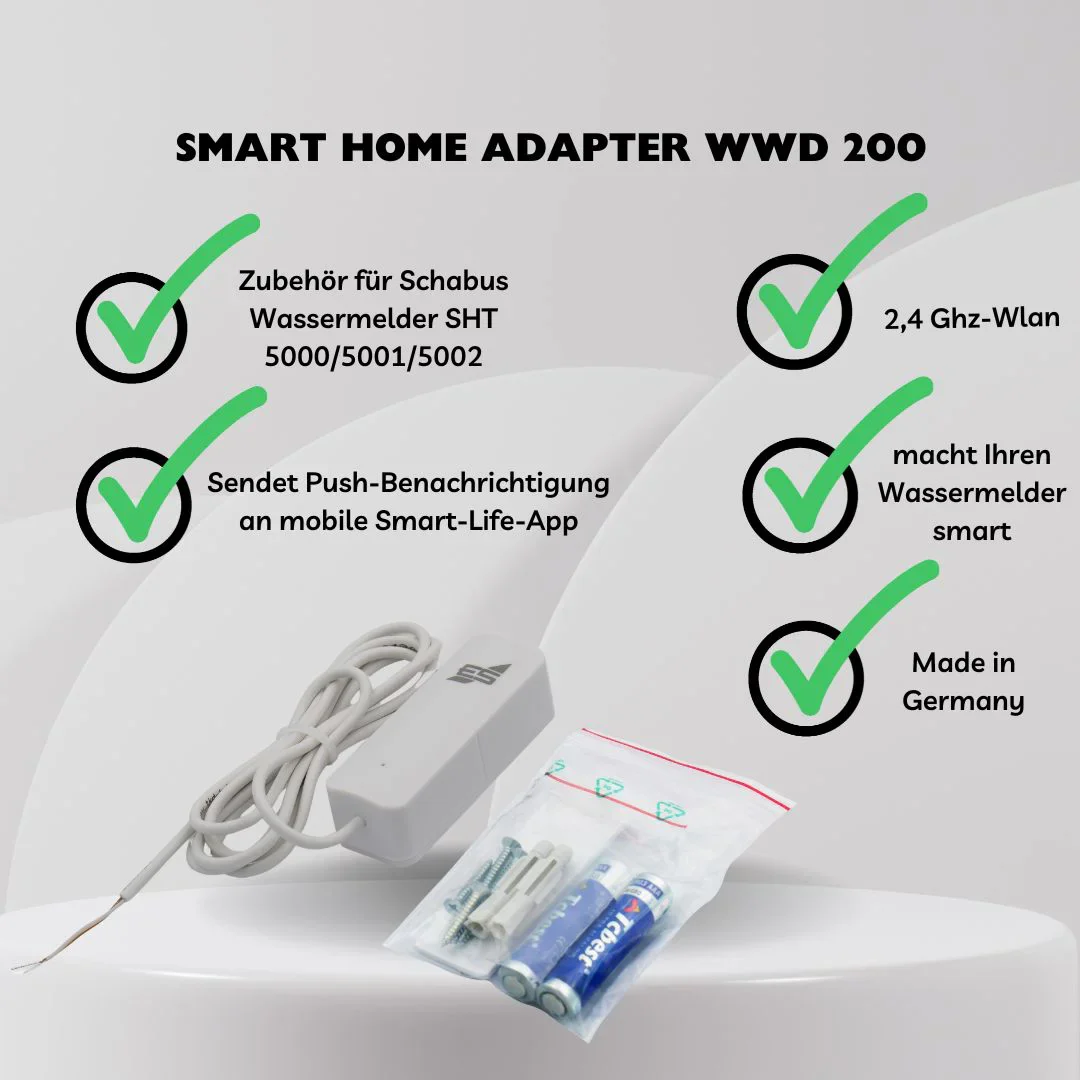 WWD 200 Smart-Home Adapter für Wassermelder SHT 5000/5001/5002