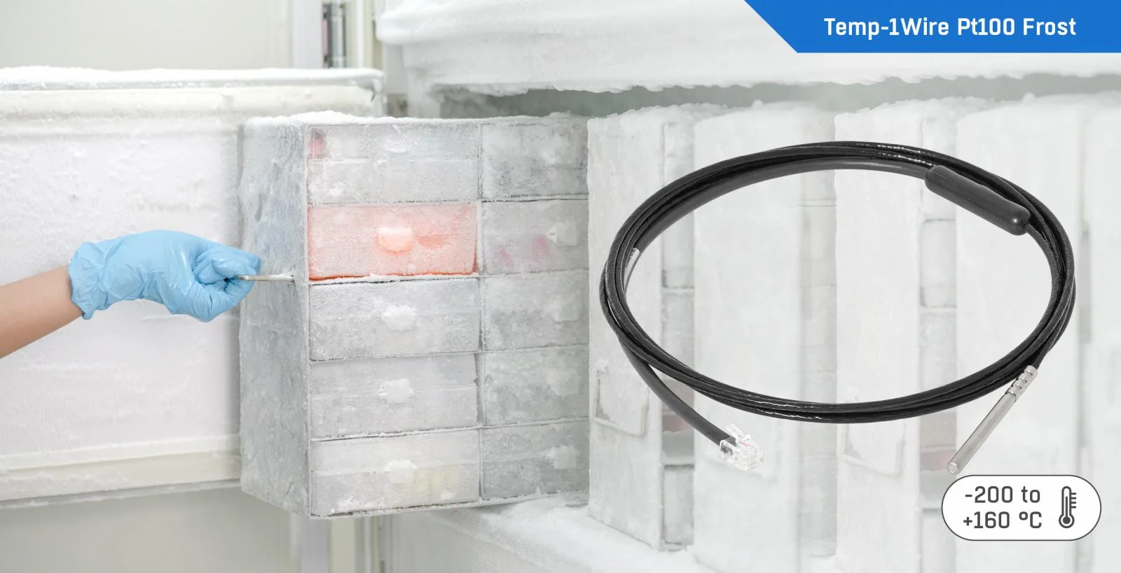 Predoc Temp Sensor Pt100 Frost Sensor - Precise temperature monitoring down to -200 °C