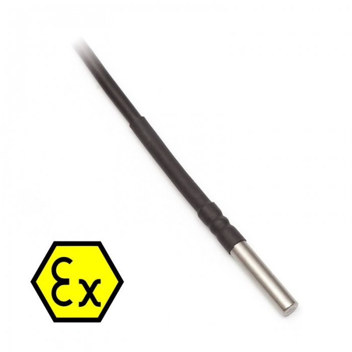 COMET SN263E – Sonda de temperatura Pt1000 antideflagrante para ATEX Zona 2/22, -30 a +180 °C