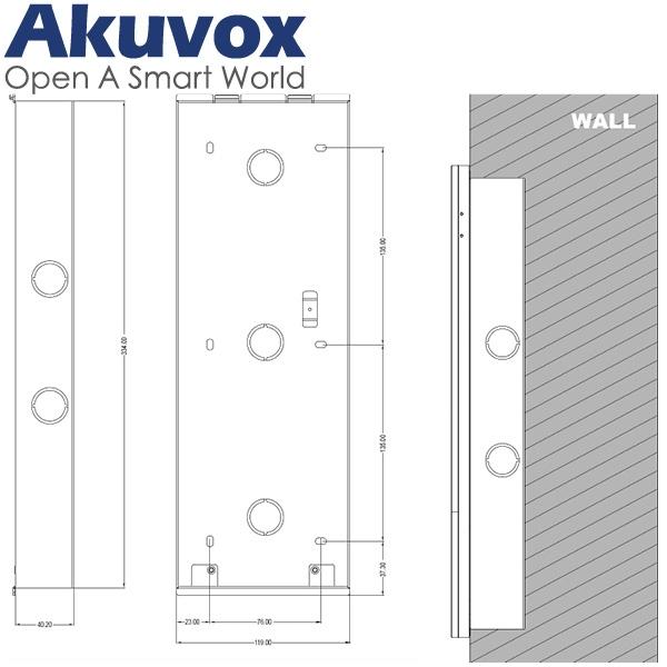 Caja de empotrar AV-X915 M-BOX