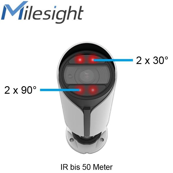 Cámara IP Milesight ISIS MS C2964 RFLPE de 2 MP con reconocimiento de matrículas