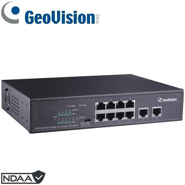 Switch PoE GeoVision GV-APOE0810 V2
