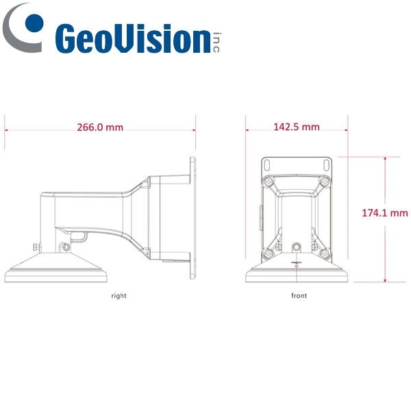 Soporte de pared GV-MOUNT211-13 para cámara domo GeoVision