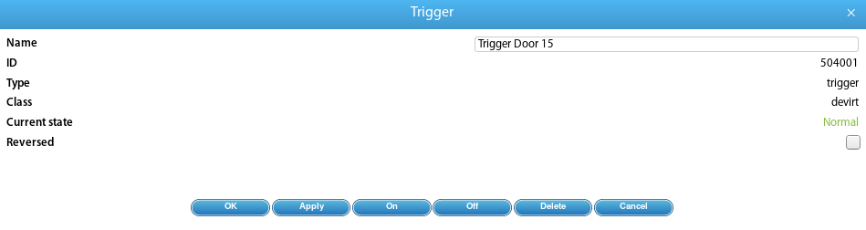 Crear Trigger apertura de puerta