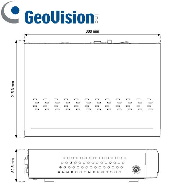 Grabador NVR GeoVision GV-RNVRL810-P de 8 canales