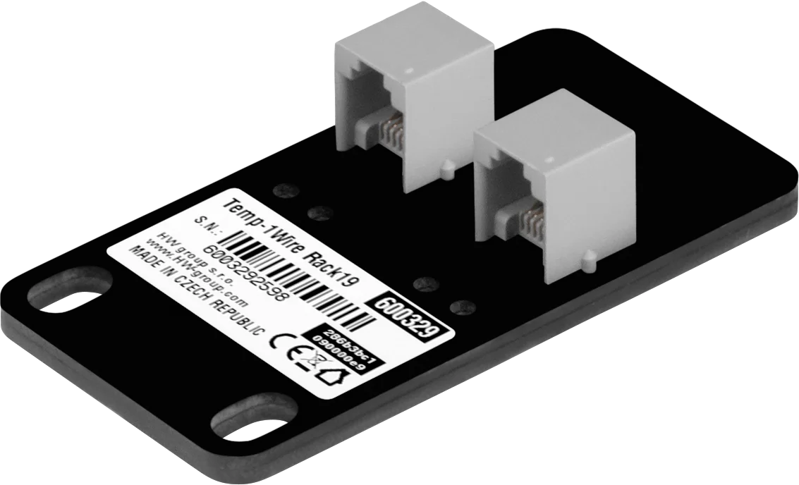 Lockable Temperature Probe Rack Temperature sensors from HW group - Precise measurement