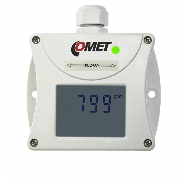 Transmisor de CO2 Comet T5145 para montaje en conductos (4-20 mA)