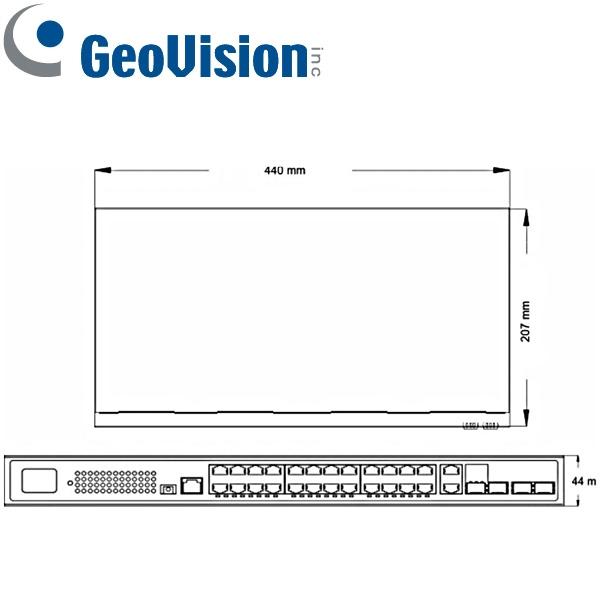 Switch PoE GeoVision GV-APOE2412