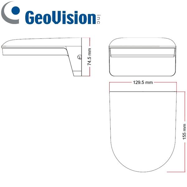 Soporte de pared GV-MOUNT211-4 para domo GeoVision