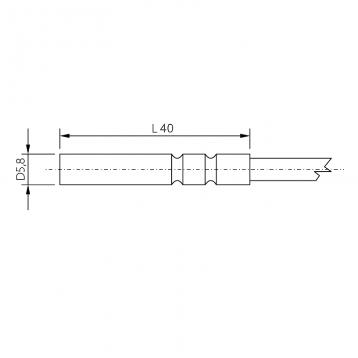 COMET SN263E – Sonda de temperatura Pt1000 antideflagrante para ATEX Zona 2/22, -30 a +180 °C