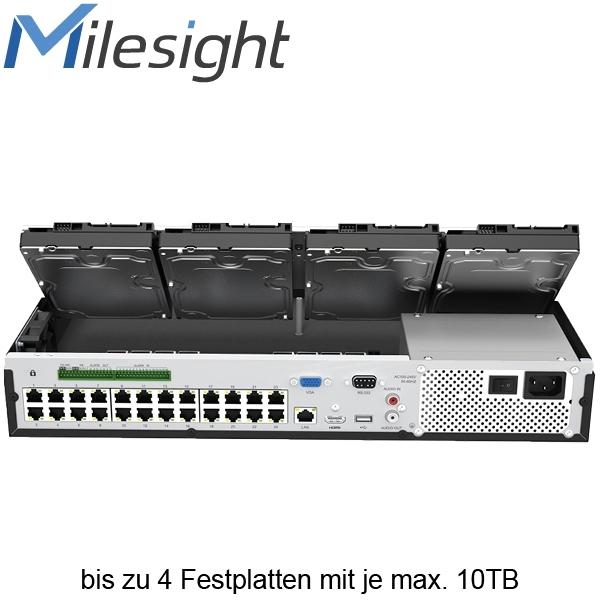 Grabador NVR Milesight ISIS-MS-N7048-PG de 48 canales