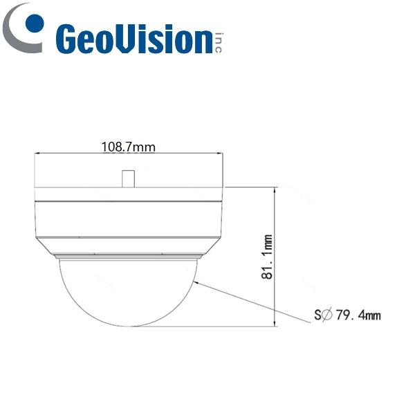 Cámara IP GeoVision GV-TDR4803 de 2,8 y 4 MP