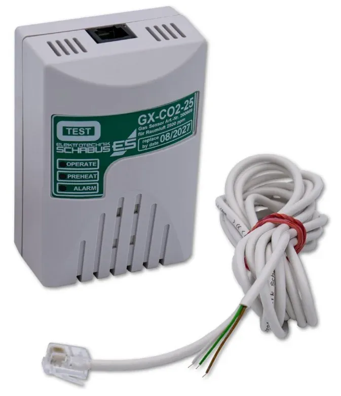 GX-CO2-25 Capteur de dioxyde de carbone