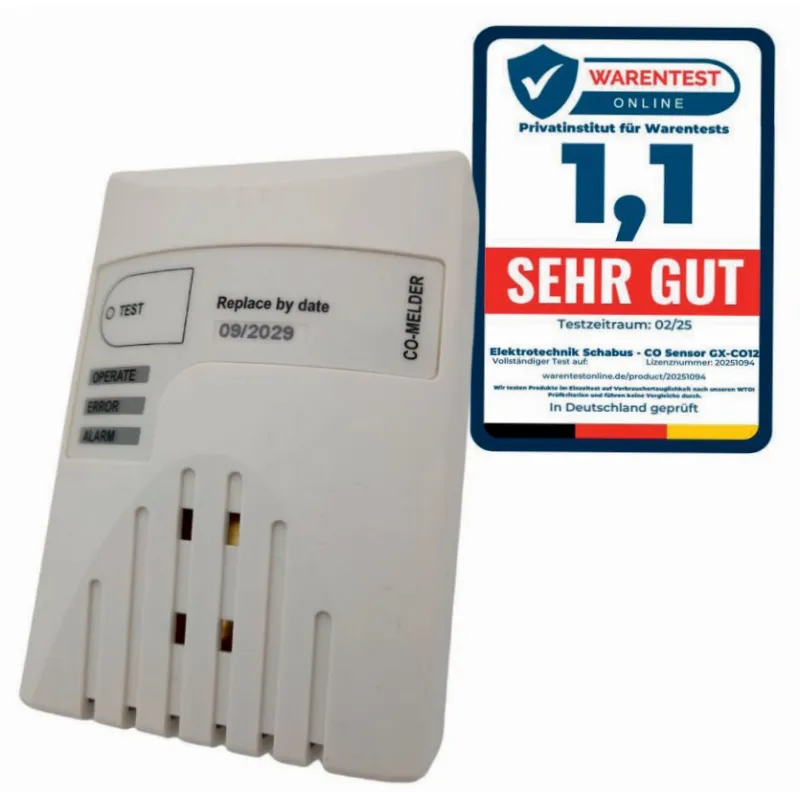 GX-CO-12 Détecteur de CO 12 V