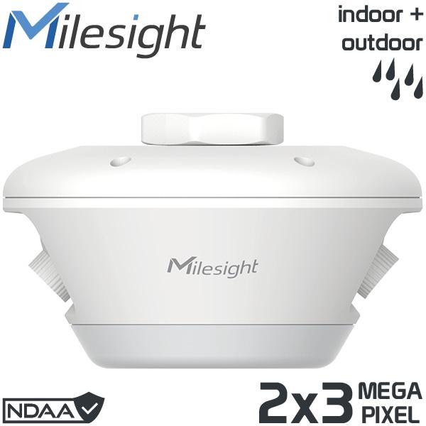 Caméra de parking Milesight 6 MP