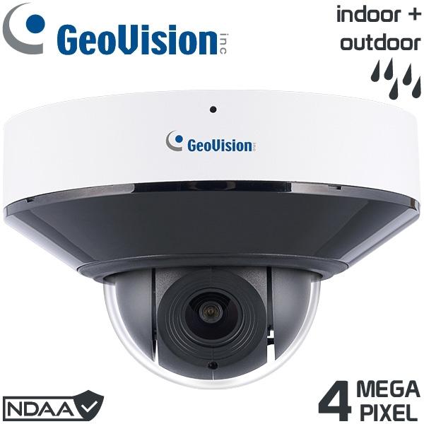 Caméra PTZ Miniature IA 4 MP GeoVision GV-PTZ4810