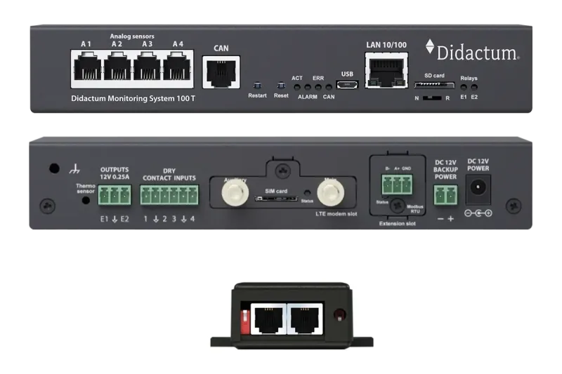 Didactum Thermo-Hygromètre Web 100T