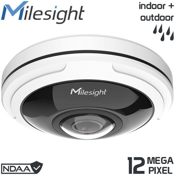 Caméra IP Fisheye 12 MP Milesight ISIS MS-C9674-PA