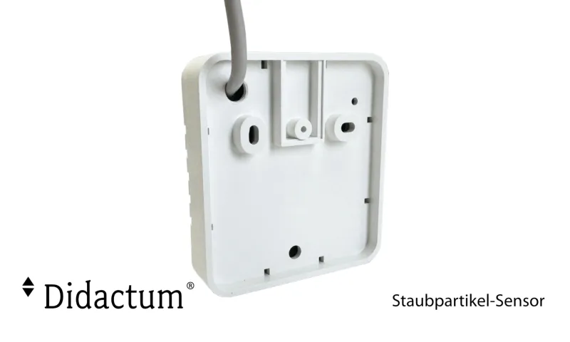 Sensor de particulas de polvo Didactum - vista superior